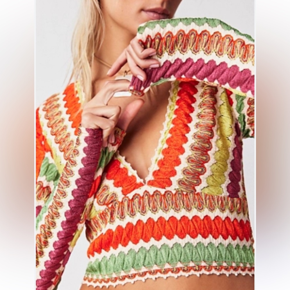 Free people twist and shout top